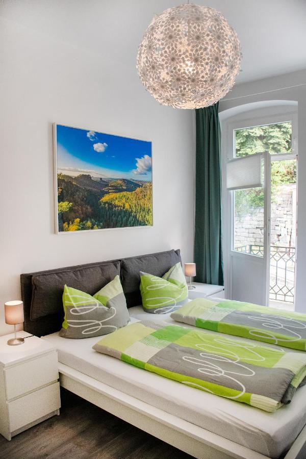 דירות באד שאנדאו Haus Wettin מראה חיצוני תמונה