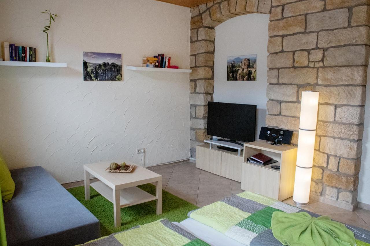 דירות באד שאנדאו Haus Wettin מראה חיצוני תמונה